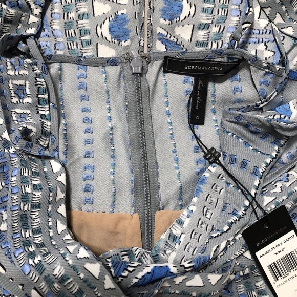 *NWT* BCBG MaxAzria “Koko” Sleeveless Satin Crepe Maxi Dress Gown - Size 0 - Picture 13 of 16